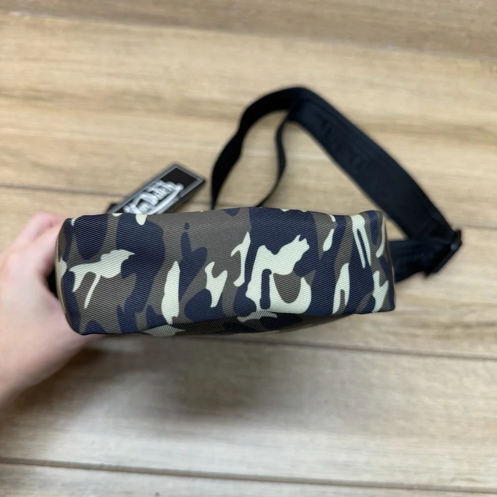 Von Dutch Camo Crossbody Bag Unisex Y2K Style Logo Grunge Festival NWT